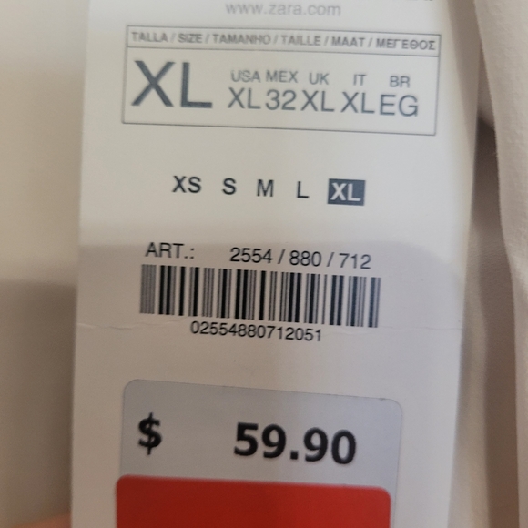 Zara Oyster white sparkly straps long slip dress 2 available (1)M (1)XL - Picture 11 of 11